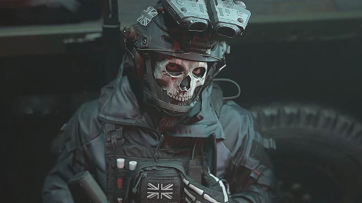Ghost in full tactical gear in MW2