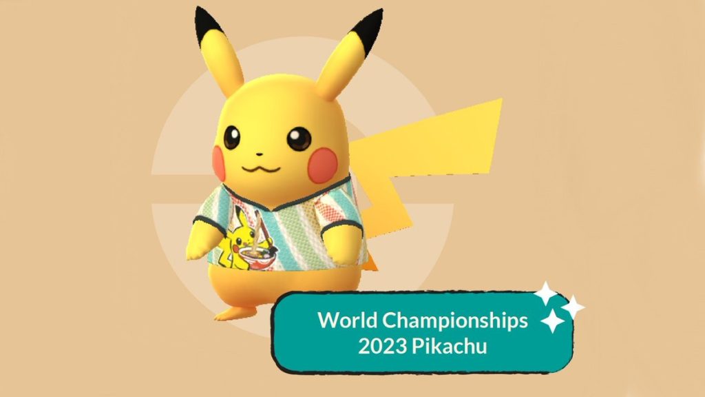 Pokemon GO 2023 World Championships Pikachu