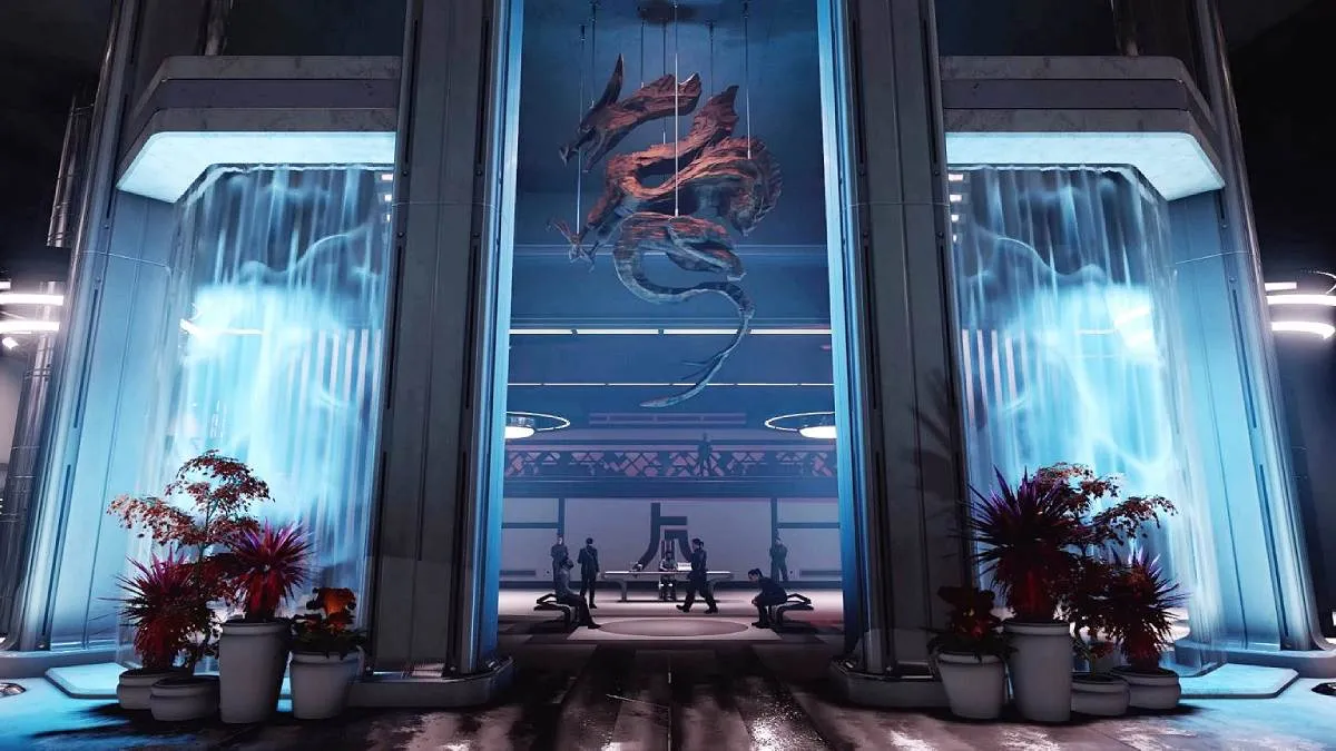 The Ryujin Industries Faction Headquarters in Starfield