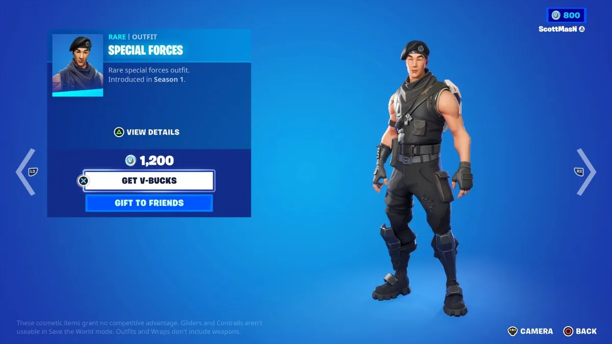 Special Forces in Fortnite