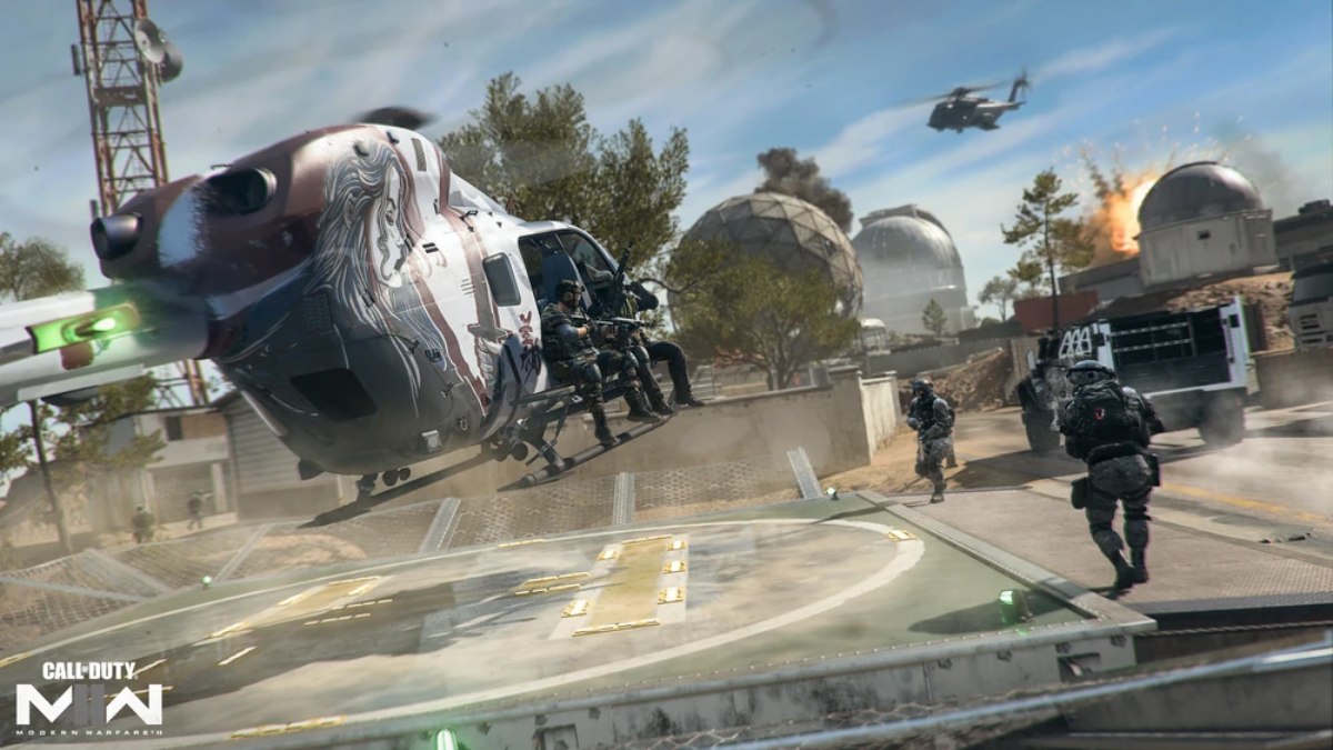 Soldiers in Zaya Observatory location of Shadow Siege MW3 reveal