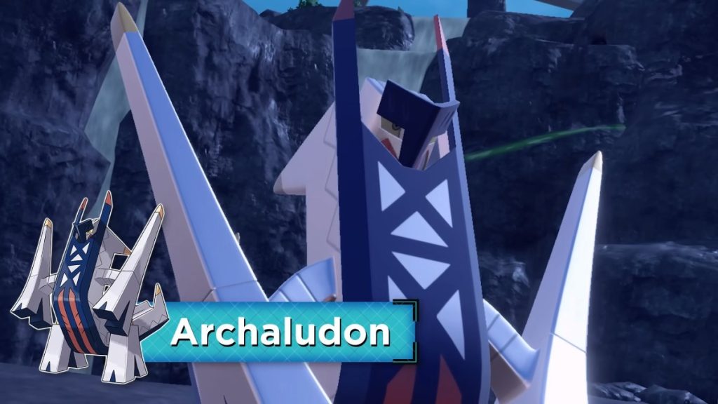 Archaludon in Pokemon The Indigo Disk