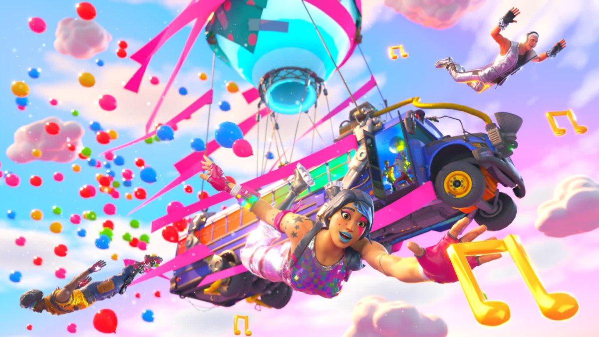 Battle Bus Party in Fortnite