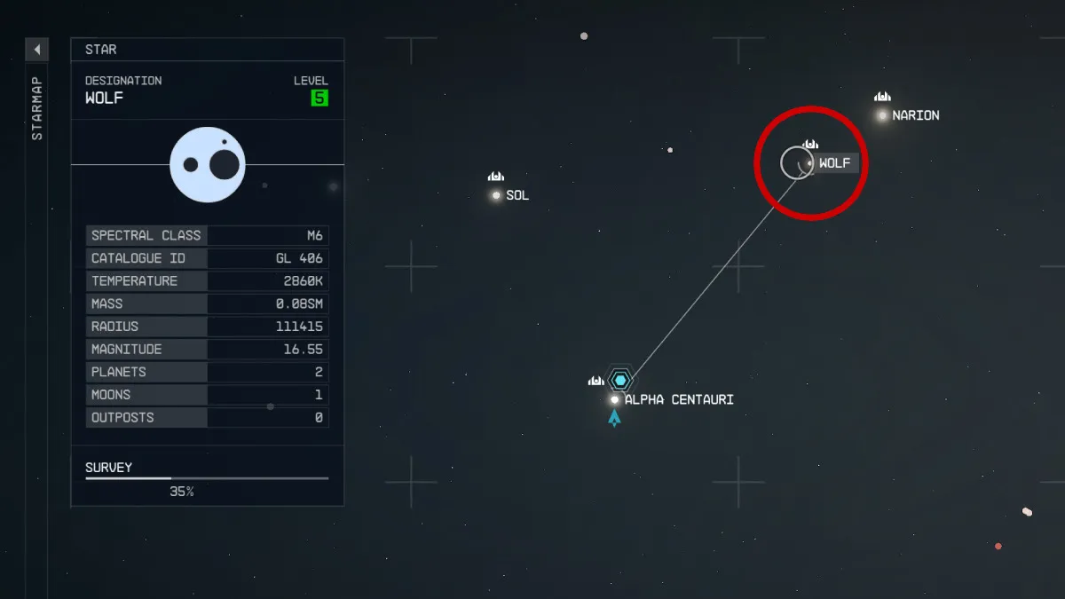 How to Get to the Wolf System in Starfield