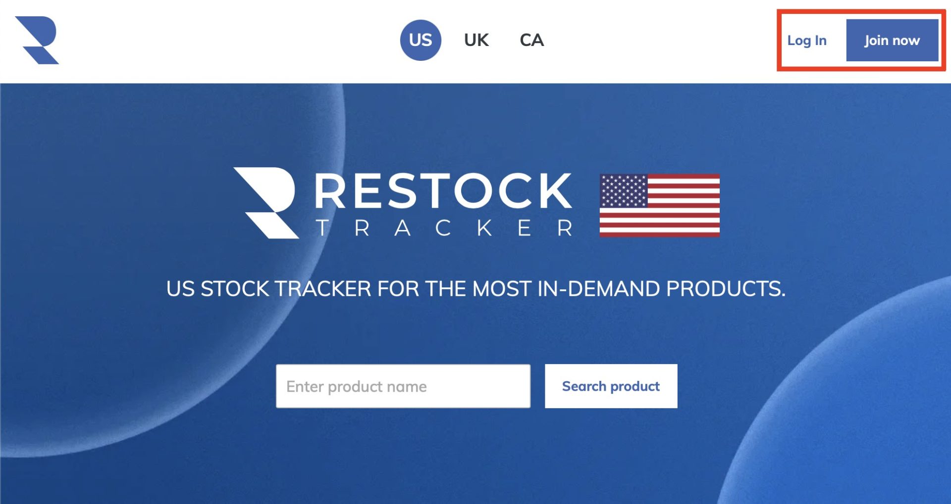 Restock Tracker Log In or Join Now