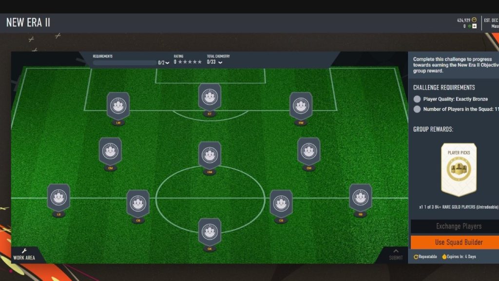 FIFA 23 Web App SBCs tab