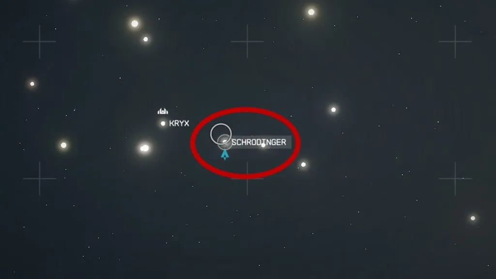 Starfield Schrodinger Star System Location