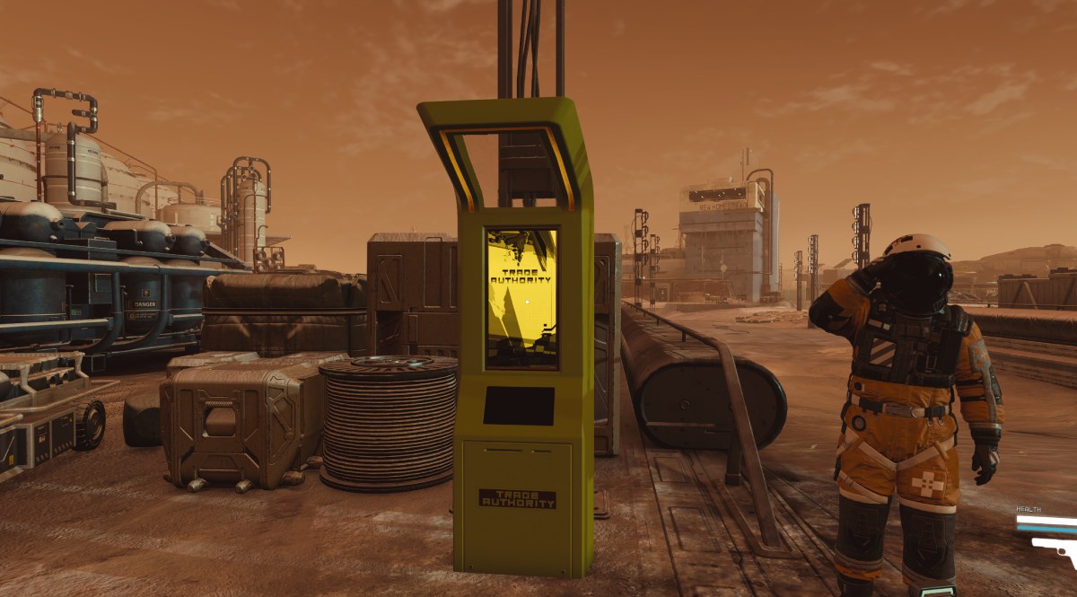 Trade Authority Kiosk Location in Starfield New Homestead