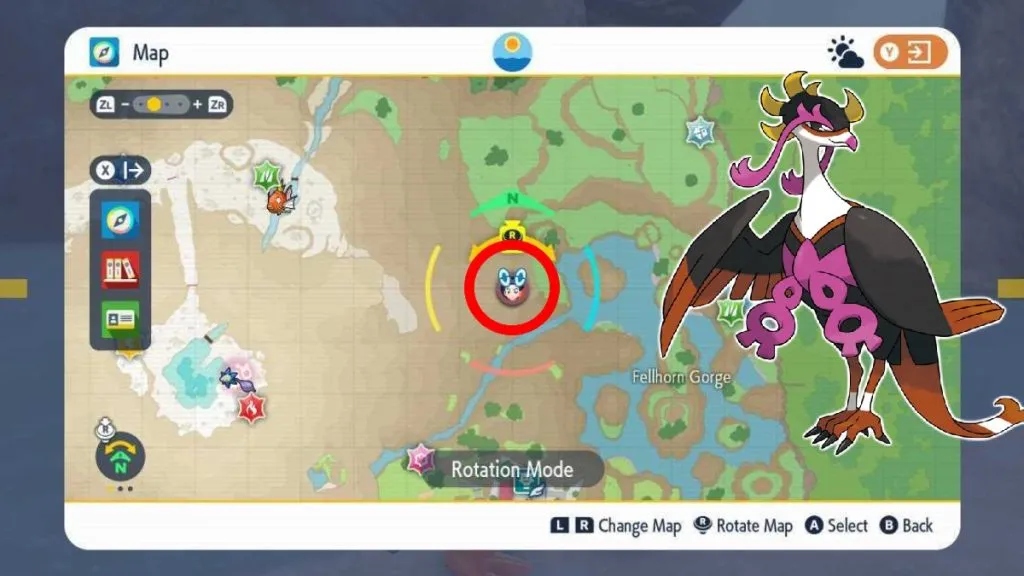 Where to Catch Fezandipiti Location Pokemon Scarlet Violet