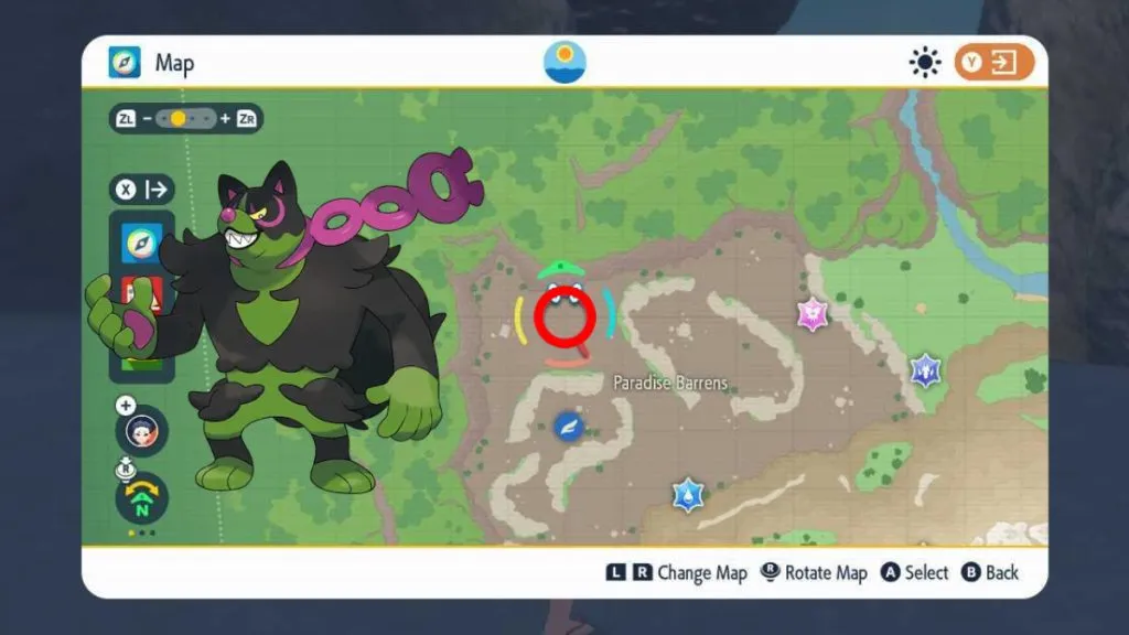 Where to Find Okidogi Location in Pokemon Scarlet Violet