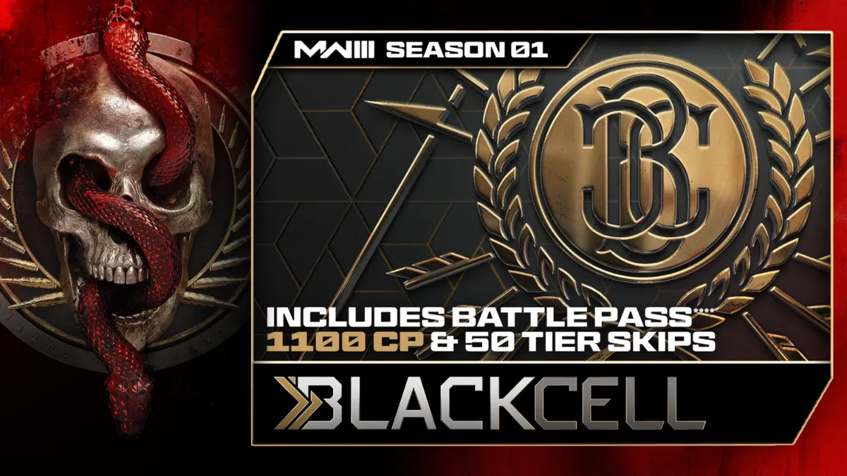 Graphic showing Blackcell bundle in MW3 Vault Edition