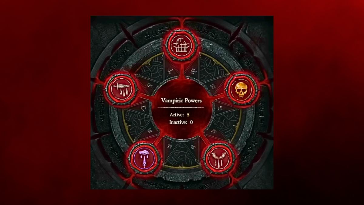 How to Equip & Use Vampiric Powers in Diablo 4 Season 2