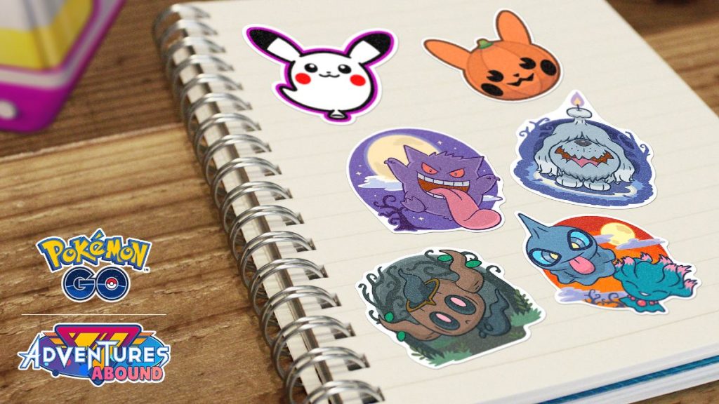 Pokemon GO Stickers Halloween 2023