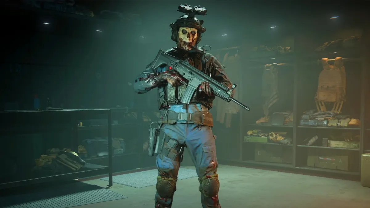 Zombie Ghost Operator Skin In MW2