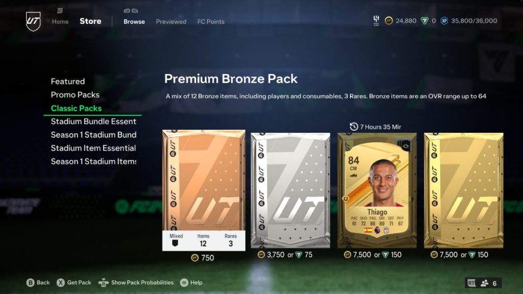 EA FC 24 Premium Bronze Pack