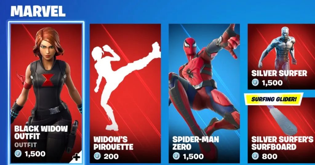 Black Widow Outfit in Fortnite