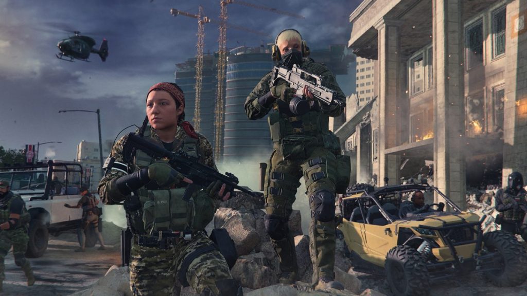 MWZ Zombies Operators and Helicopter