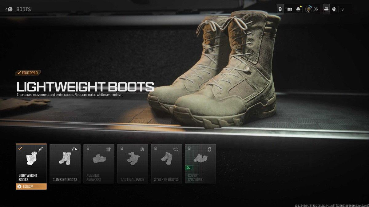 MW3 Boots