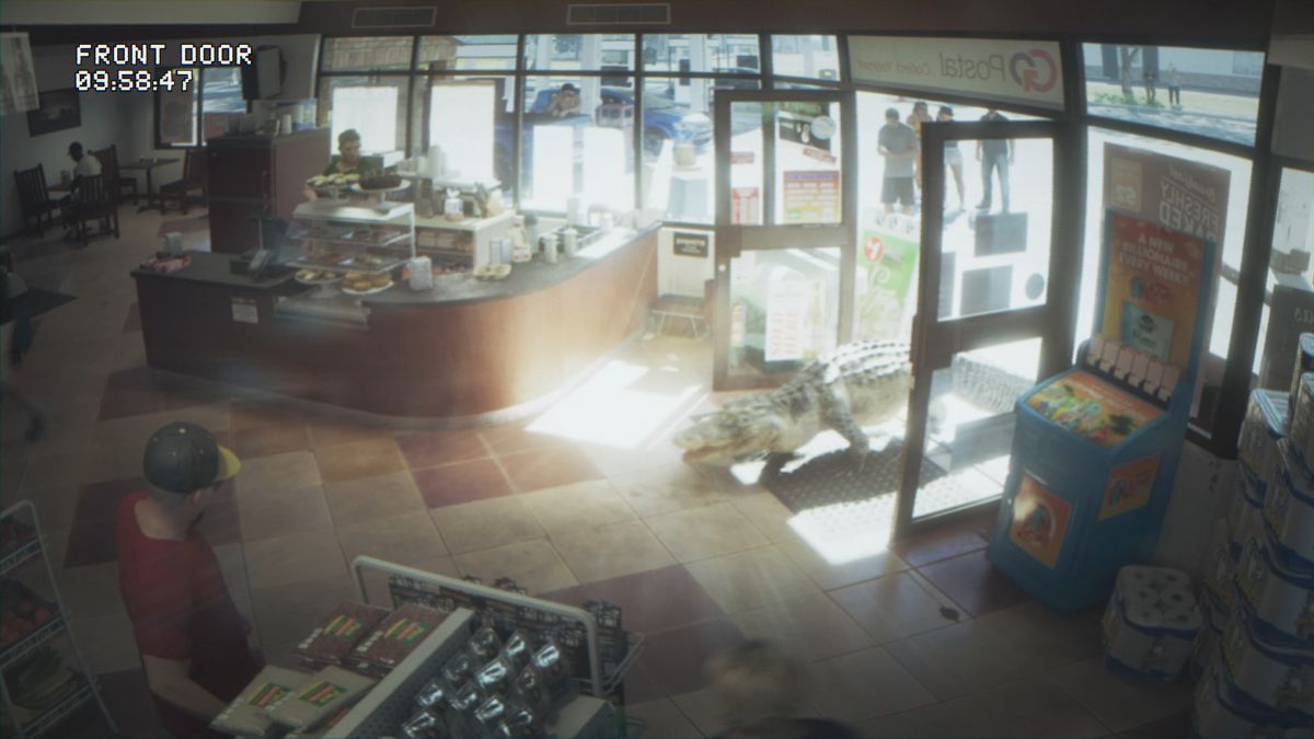 Alligator in gas station in GTA 6 Trailer 1