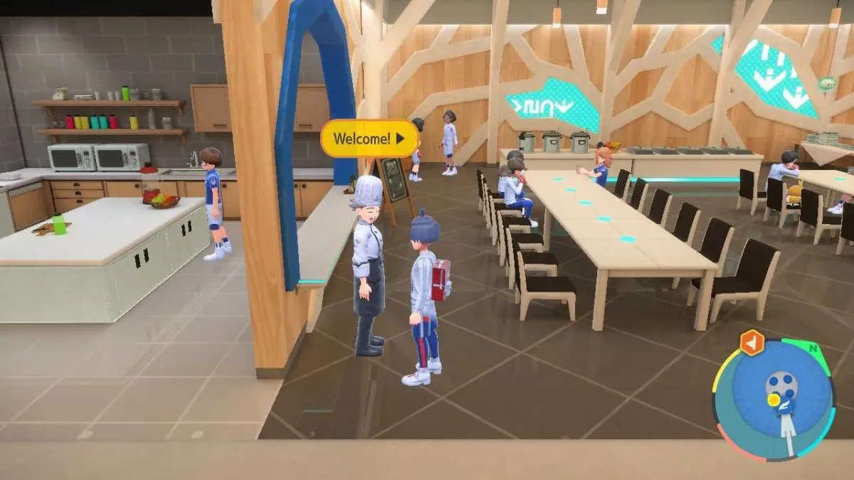 Blueberry Academy Cafeteria in Pokemon Scarlet Violet