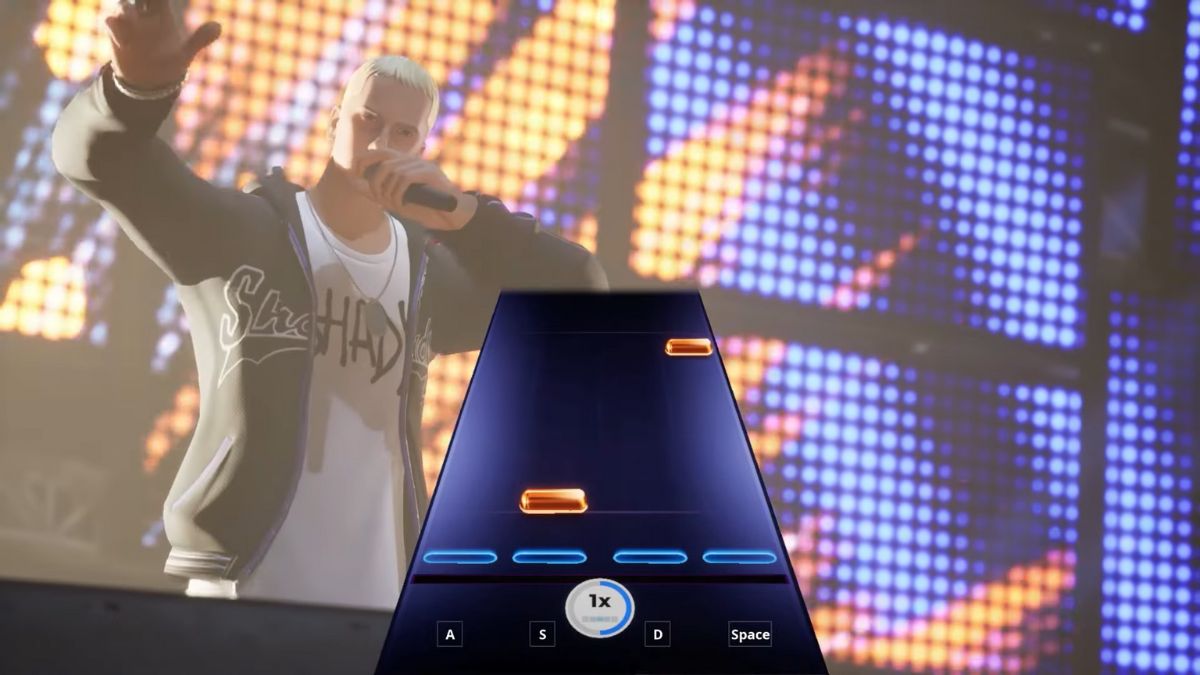 Fortnite Big Bang Eminem event Fortnite Festival game mode mechanics