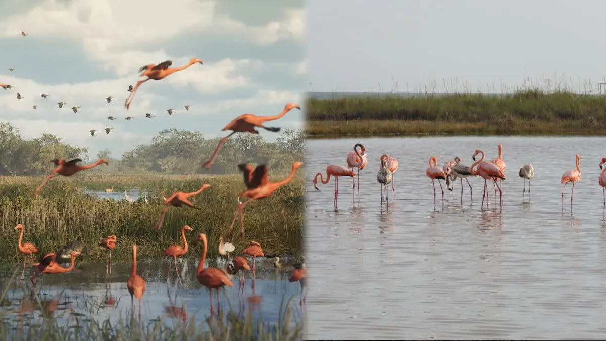 GTA 6 Flamingos Everglades Comparison