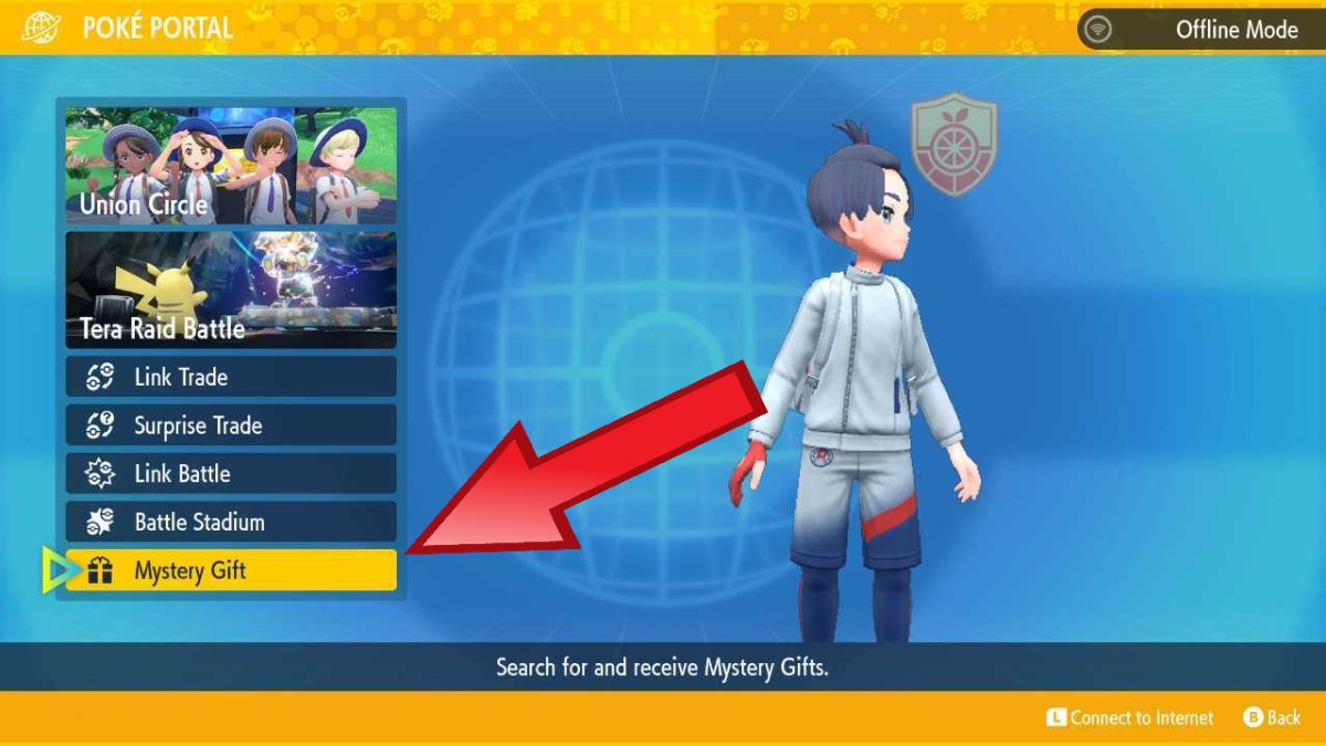 How to Get Mystery Gift in Pokemon Scarlet Violet