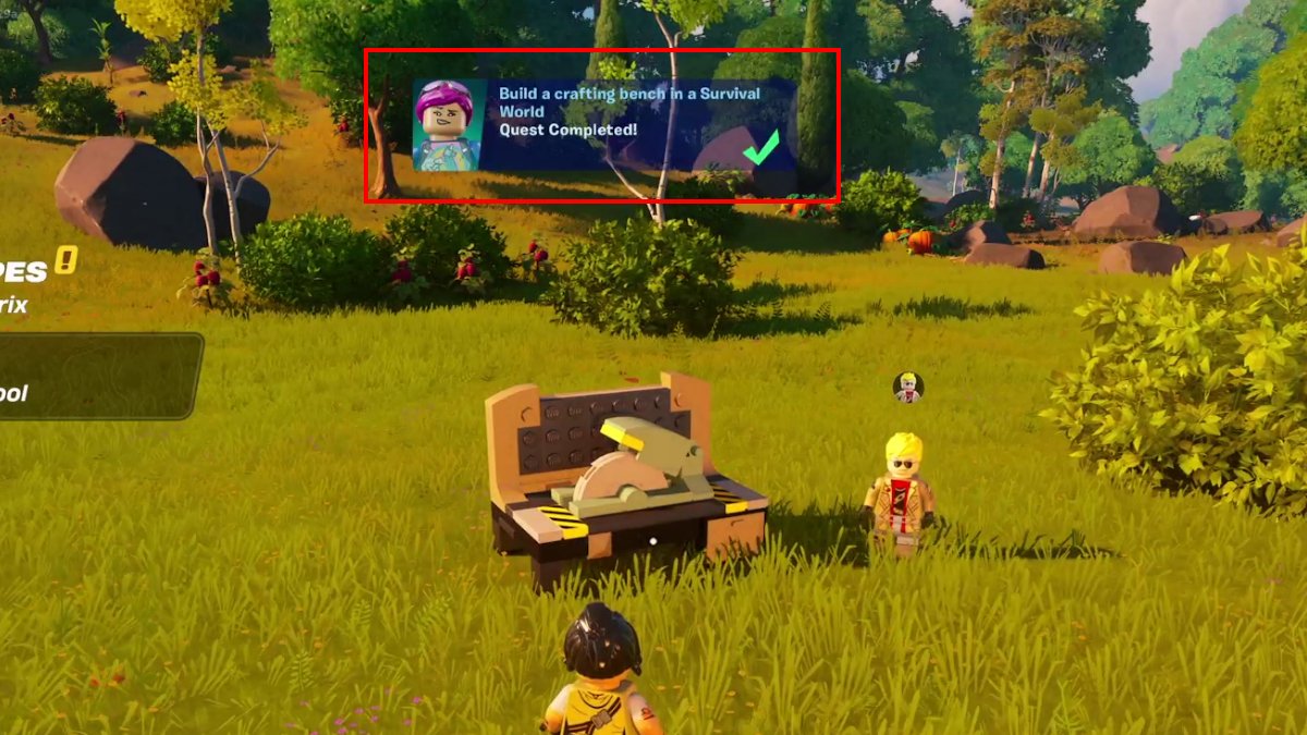 LEGO Fortnite Complete a quest