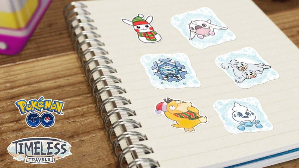 Pokemon GO 2023 Winter Holiday Stickers