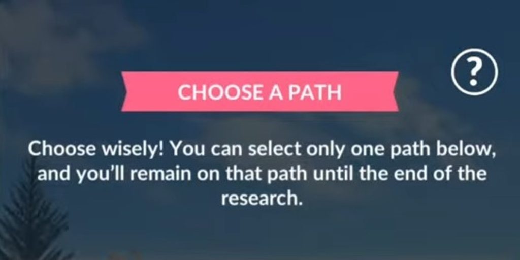 Pokemon GO Choose a Path