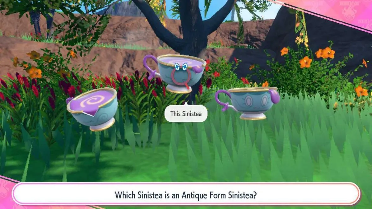 Which Sinistea is Antique Form Pokemon Scarlet Violet