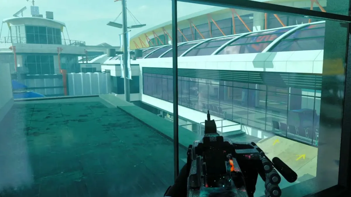 Windows in Terminal Map for Penetration Kills in MW3