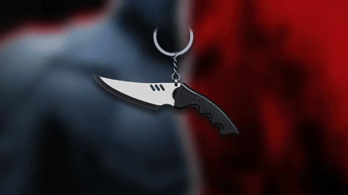 Noir's Knife Weapon Charm for Black Noir Operator Bundle in MW3