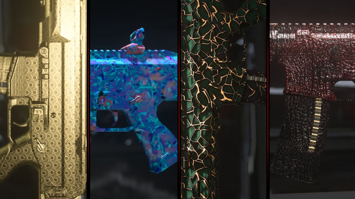 Collage of various camos in MW3