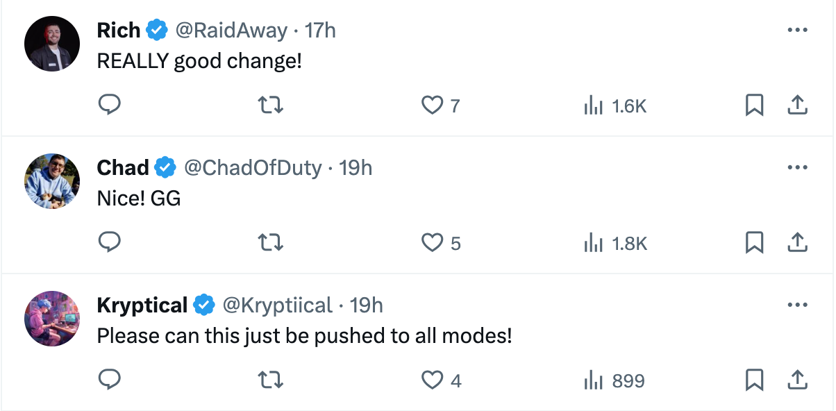 Fan comments on Twitter about remocal of weapon check animations in MW3