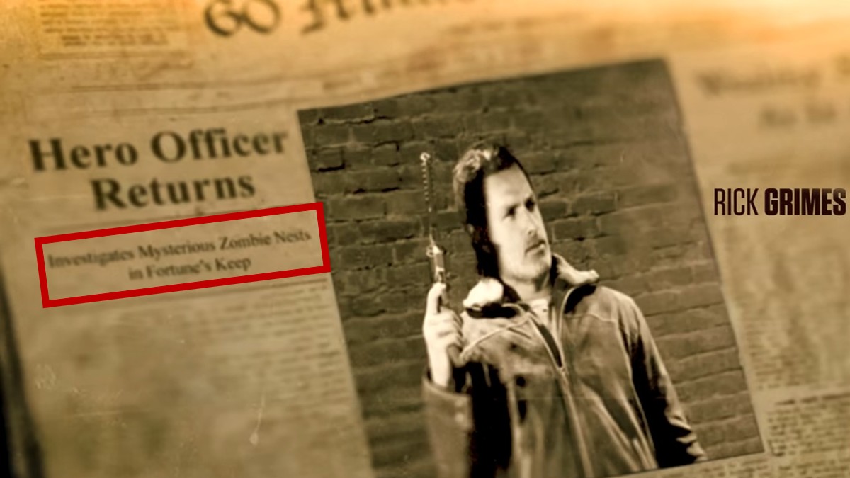 MW3 Rick Grimes Investigates Mysterious Zombies Nests in Fortunes Keep