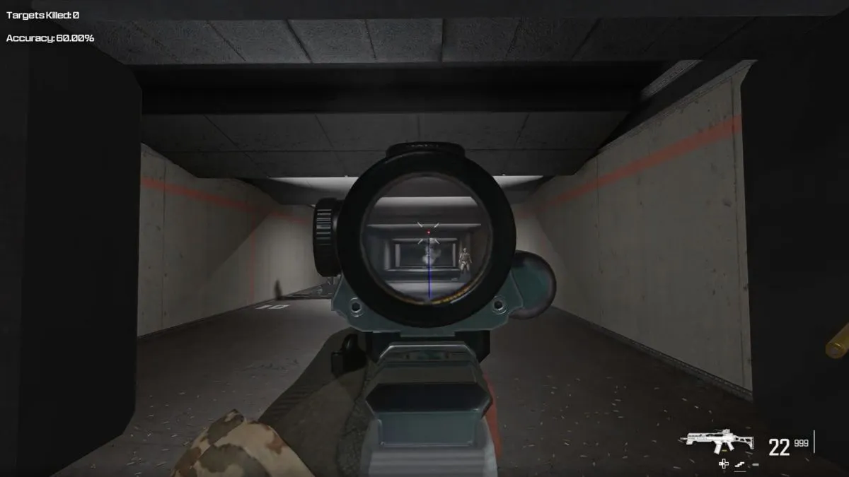 Showing bad recoil for the JAK Signal Burst Aftermarket Part for the Holger 556 in the firing range in MW3