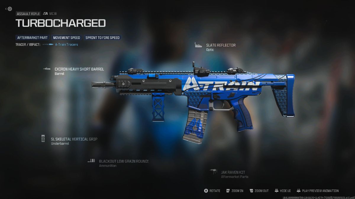 Turbocharged Weapon Blueprint in A-Train Operator Bundle in MW3