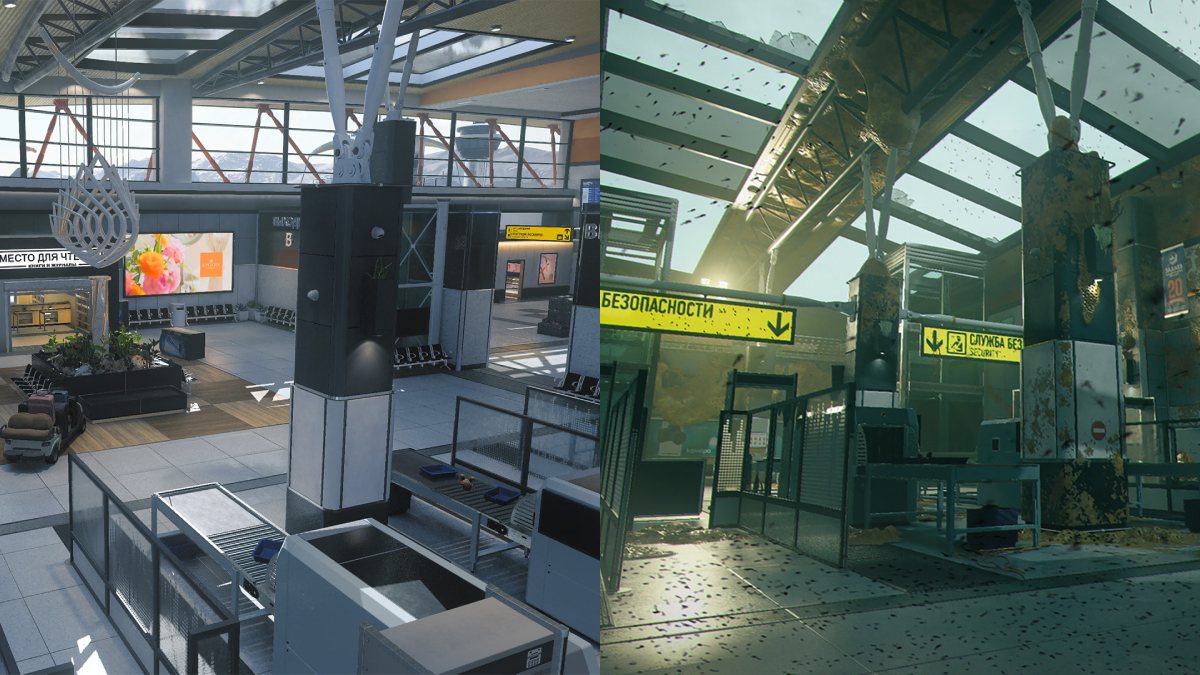 Terminal cosmetic updates MW3 map