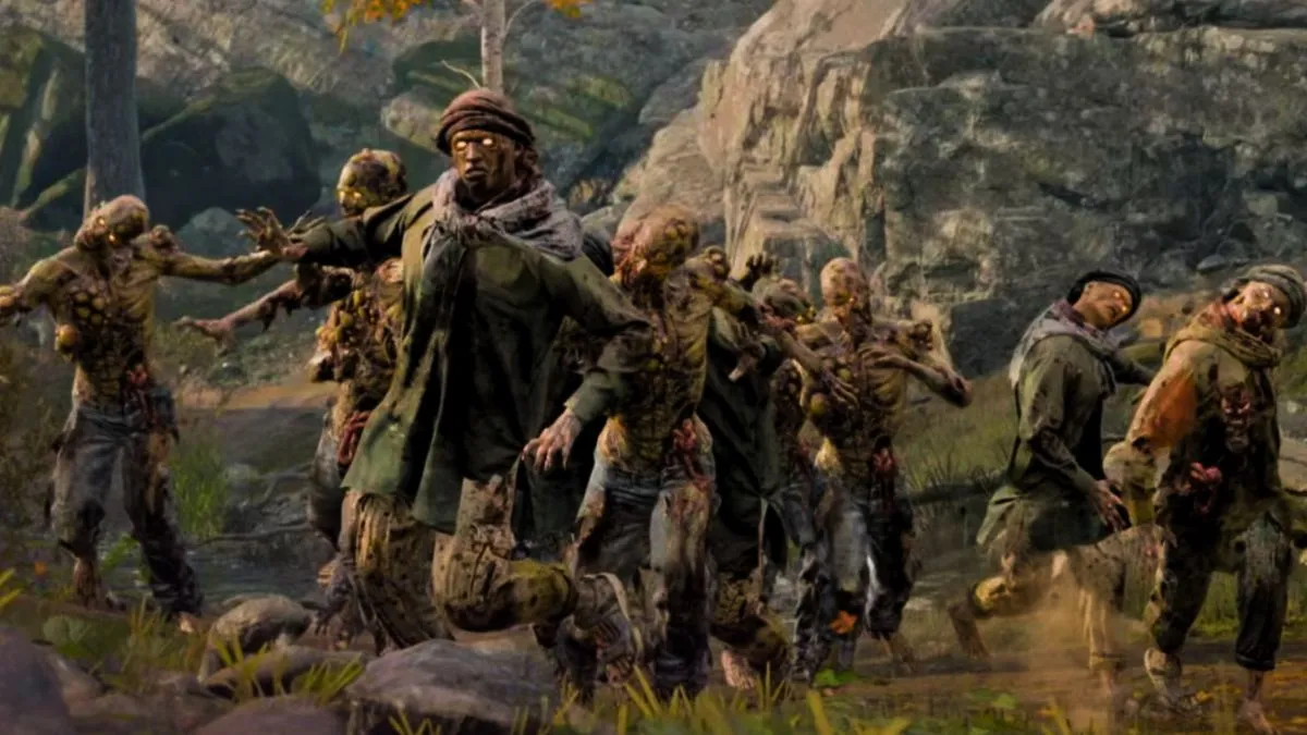 Horde of Zombies in Hordepoint mode in MW3 Season 2