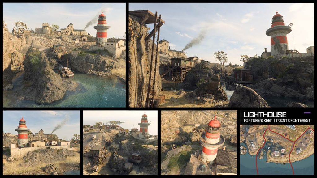 Warzone Fortune's Keep Lighthouse POI