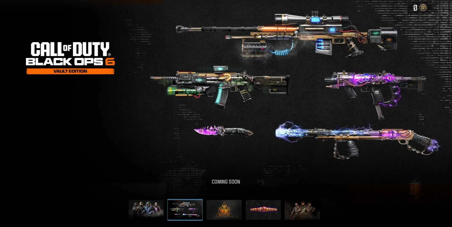 Black Ops 6 Vault Edition Weapon Blueprints