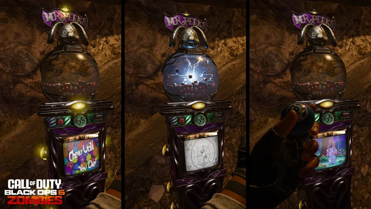 Call of Duty Black Ops 6 Mr Peeks GobbleGum Machine