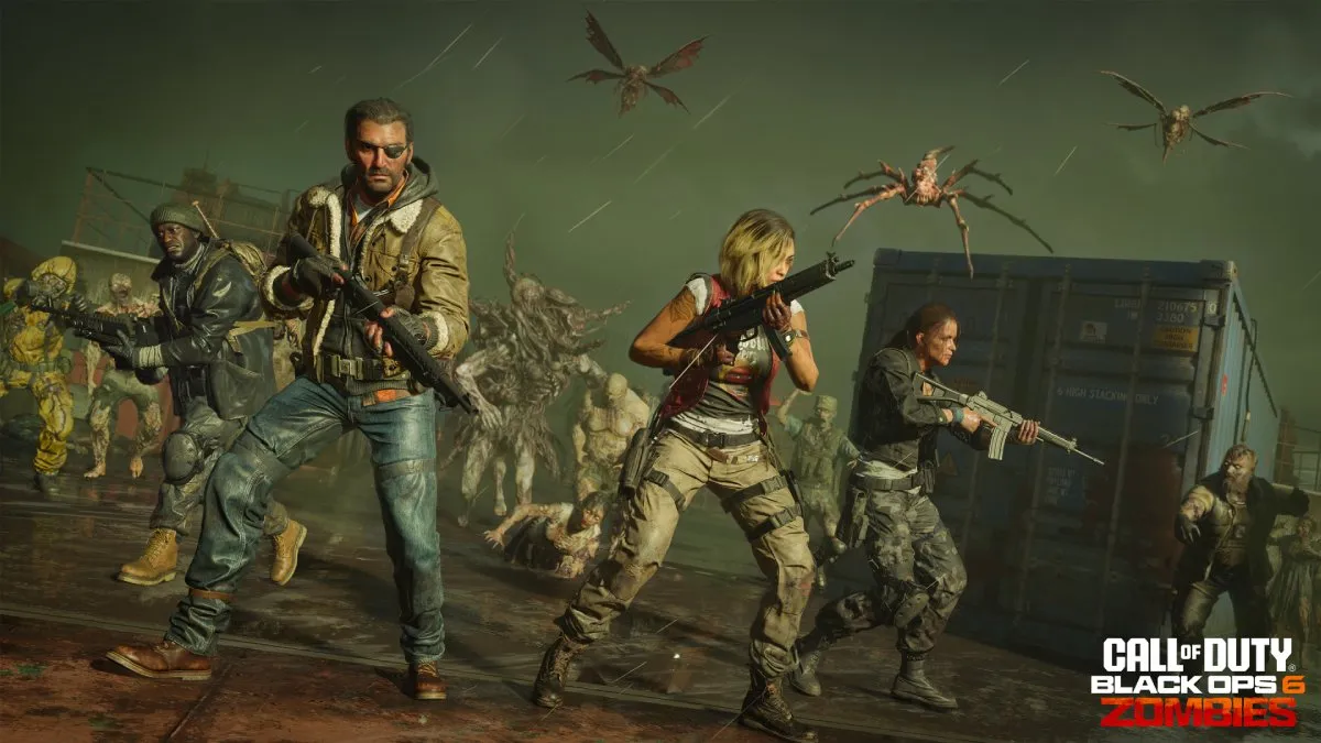 Black Ops 6 Zombies Squad on Terminus Island