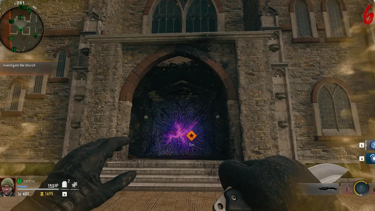 Church Door in Liberty Falls Black Ops 6 Zombies