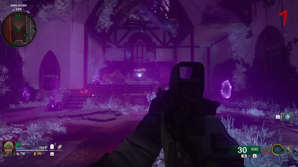 Dark Aether Church in BO6 Zombies Liberty Falls