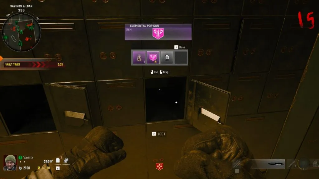 Looting the Safe Deposit Boxes in Black Ops 6 Zombies Safe