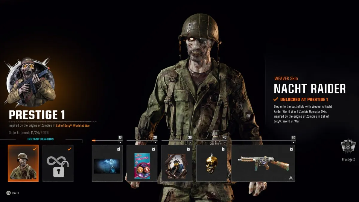 Nacht Raider Skin for Weaver in Black Ops 6