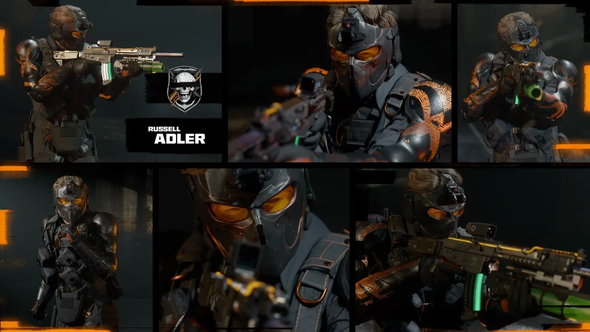 Russell Adler Operator in Black Ops 6