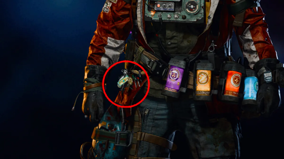 Double Tap Keychain on Operator Black Ops 6